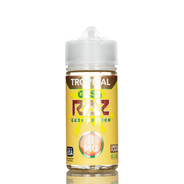 Pod Juice X RAZ E-Liquid - Tropical Gush - 100mL - Image 2