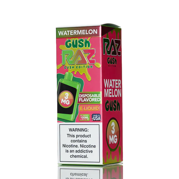 Pod Juice X RAZ E-Liquid - Watermelon Gush - 100mL - Image 3
