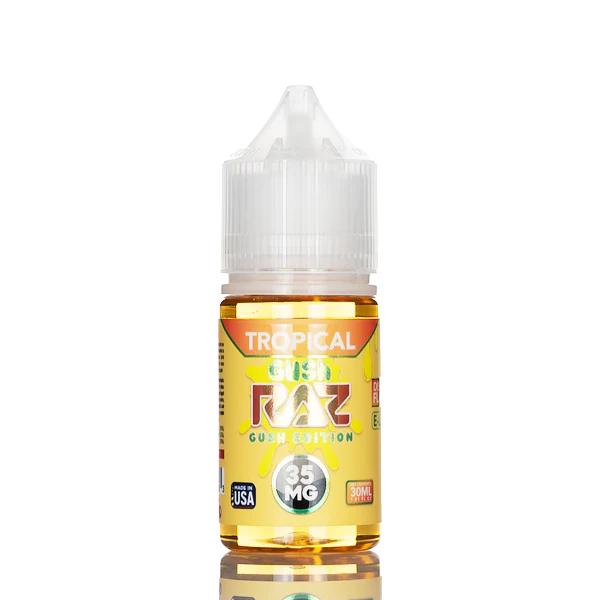 Pod Juice X RAZ Salt Nic - Tropical Gush - 30mL - Image 2