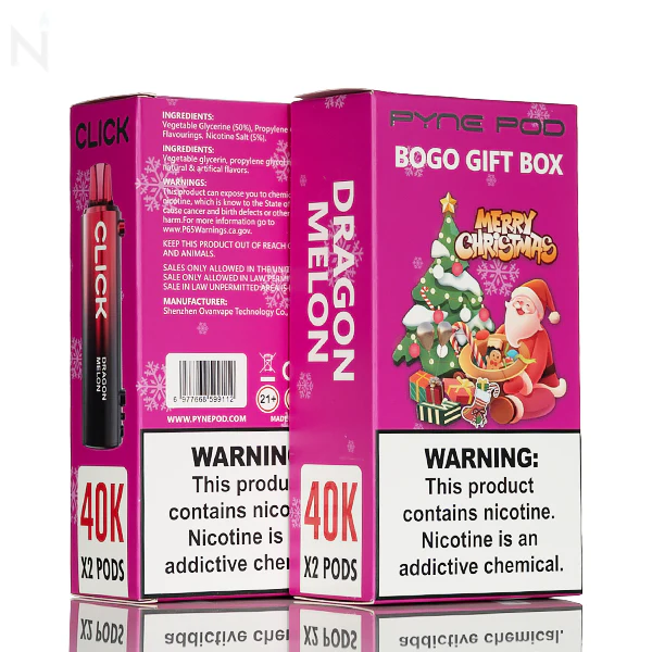 Pyne Pod Click 40K Disposable Pod Holiday Edition - 5% - 2 Pack - Image 10