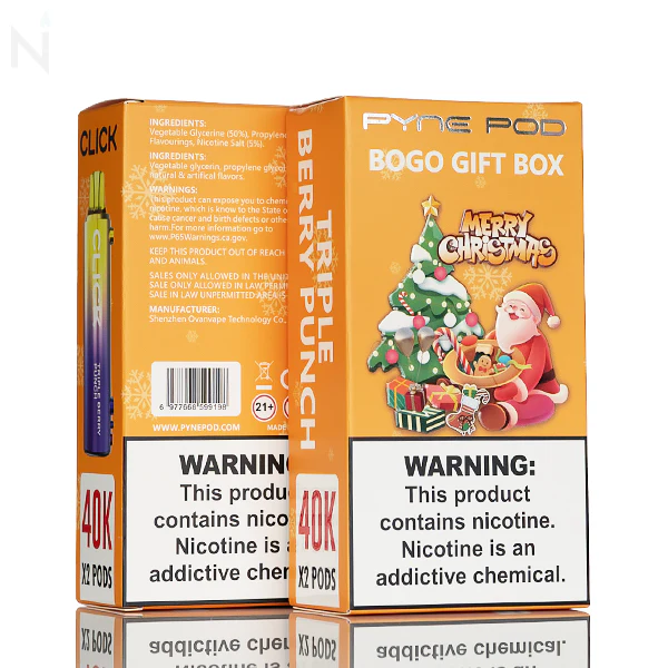 Pyne Pod Click 40K Disposable Pod Holiday Edition - 5% - 2 Pack - Image 4