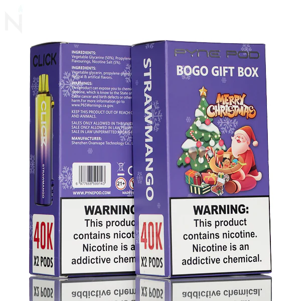 Pyne Pod Click 40K Disposable Pod Holiday Edition - 5% - 2 Pack - Image 5