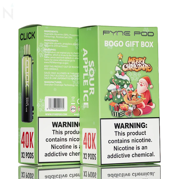 Pyne Pod Click 40K Disposable Pod Holiday Edition - 5% - 2 Pack - Image 7