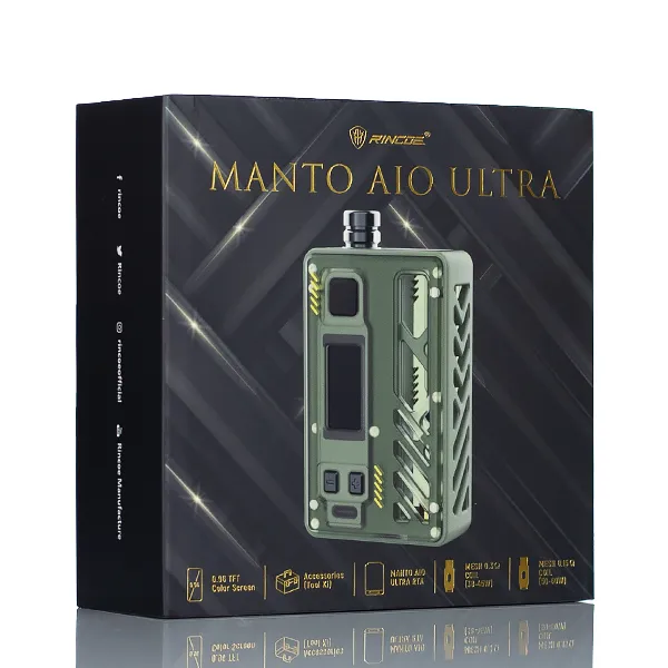 Rincoe Manto AIO Ultra 80W Boro Mod and RBA Kit (DISCONTINUED) - Image 11