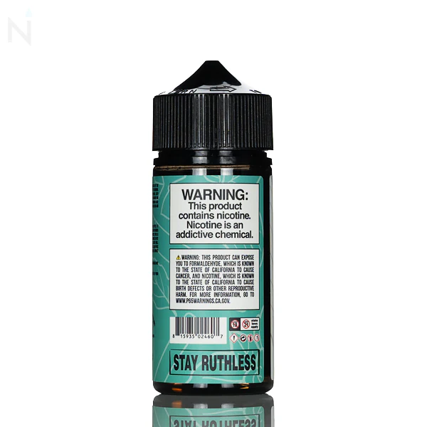 Ruthless Essentials E-Liquid - JWL Mint On Ice- 100mL - Image 2