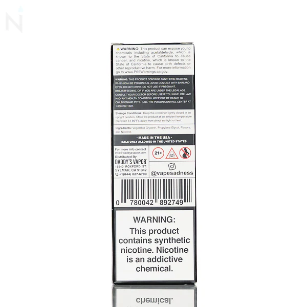 Sadboy E-Liquid - Punch Berry - 100ml - Image 4