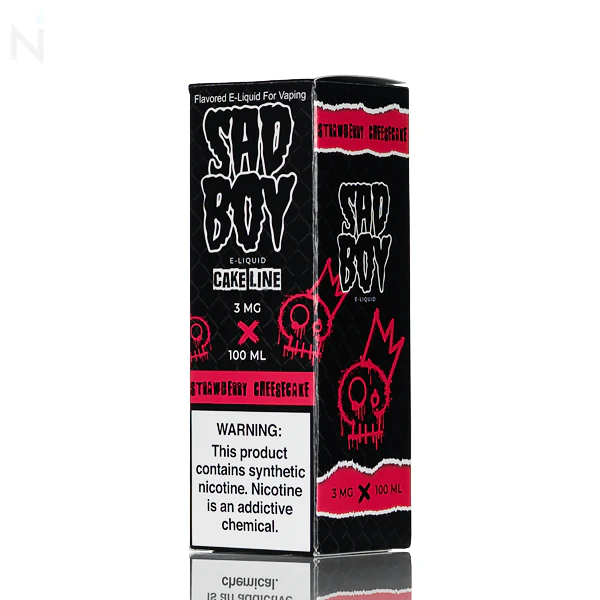 Sadboy E-Liquid - Strawberry Cheesecake - 100ml - Image 3