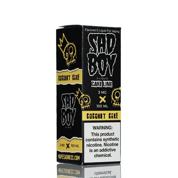 Sadboy TFN E-liquid - Coconut Cake - 100ml - Image 2