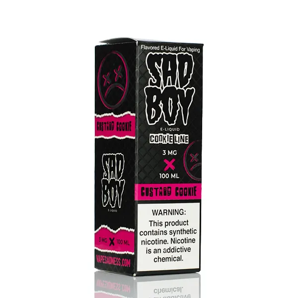 Sadboy TFN E-liquid - Custard Cookie - 100ml - Image 3