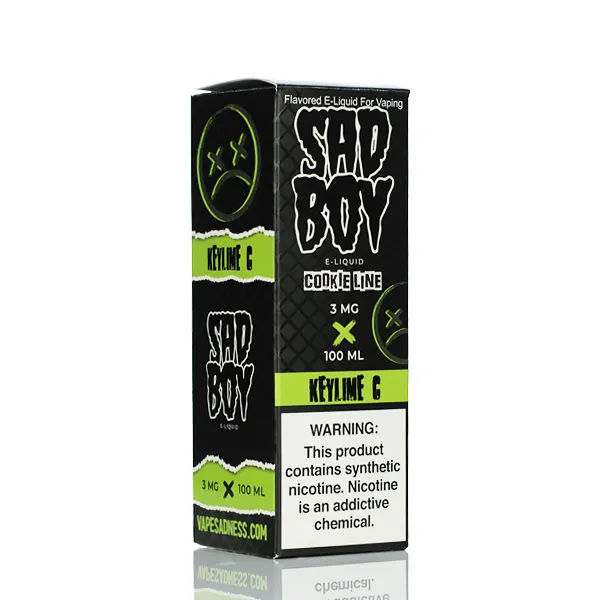 Sadboy TFN E-liquid - Keylime Cookie - 100ml - Image 2