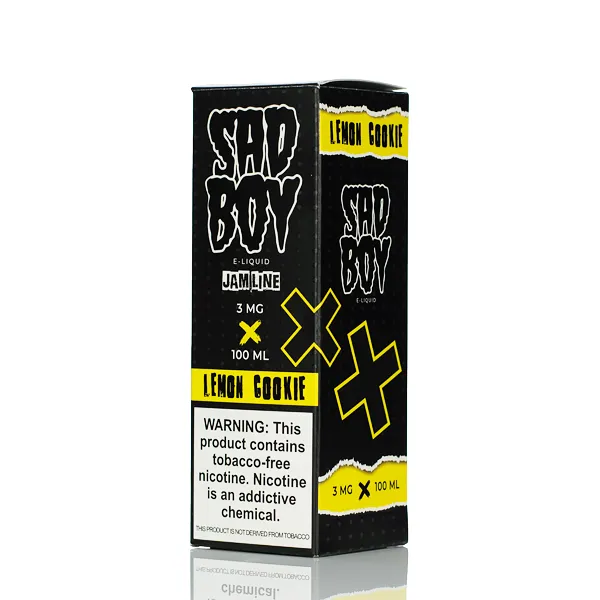 Sadboy TFN E-liquid - Lemon Cookie Jam - 100ml - Image 3