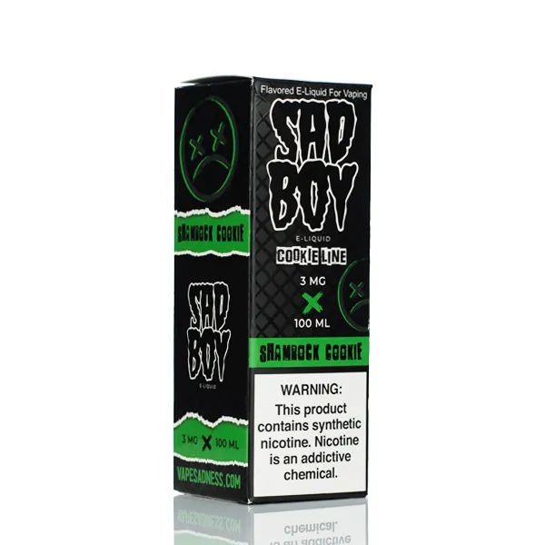 Sadboy TFN E-liquid - Shamrock Cookie - 100ml - Image 3