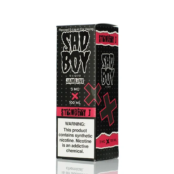 Sadboy TFN E-liquid - Strawberry Jam - 100ml - Image 3