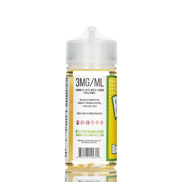 Slam Juice E-Liquid - Banana Slam - 100ml - Image 3