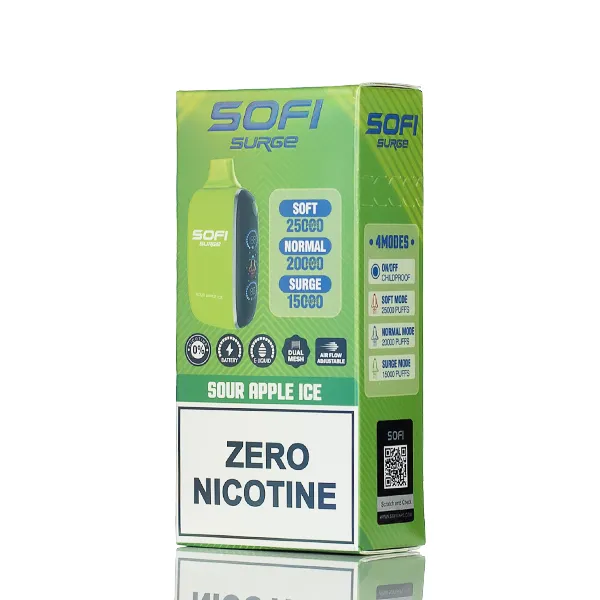 SOFI SURGE 25k 25000 Puffs Dual Mesh No Nicotine Disposable Vape - 22ml - Image 7