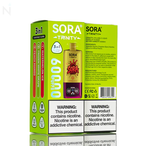 Sora Trinity 60K Disposable - Image 3