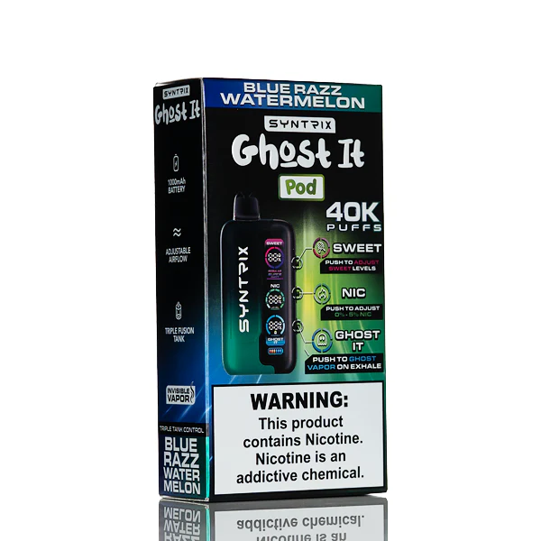SYNTRIX x Pod Juice Ghost It 40K 40000 Puffs Disposable Vape - 14mL - Image 3