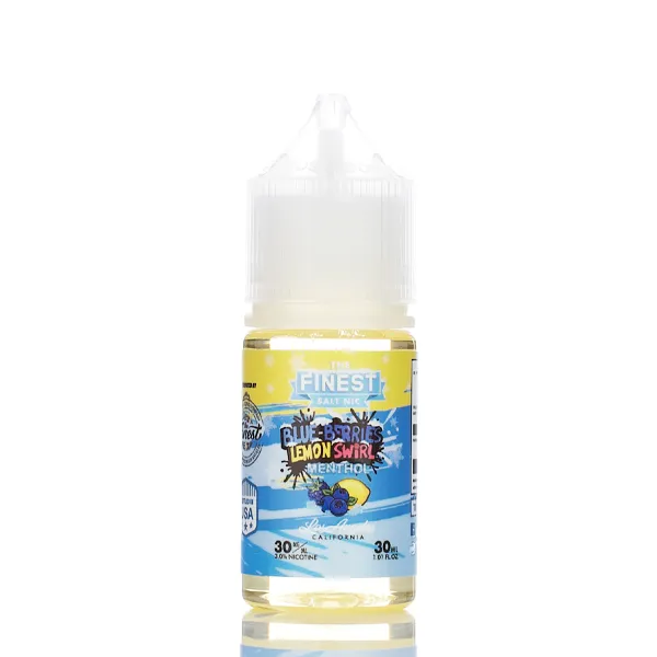 The Finest E-Liquid - Salt Nic Series - Blue Berries Lemon Swirl Menthol - 30ml (DISCONTINUED) - Image 2