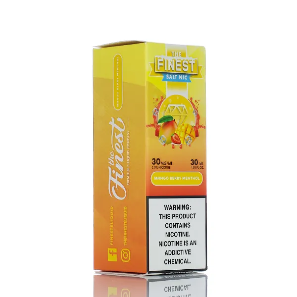 The Finest E-Liquid - Salt Nic Series - Mango Berry Menthol - 30ml (DISCONTINUED) - Image 3