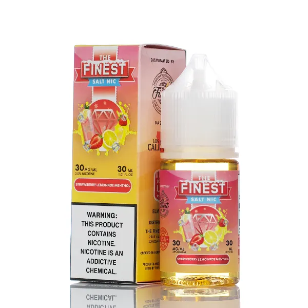 The Finest E-Liquid - Salt Nic Series - Strawberry Lemonade Menthol - 30ml (DISCONTINUED)