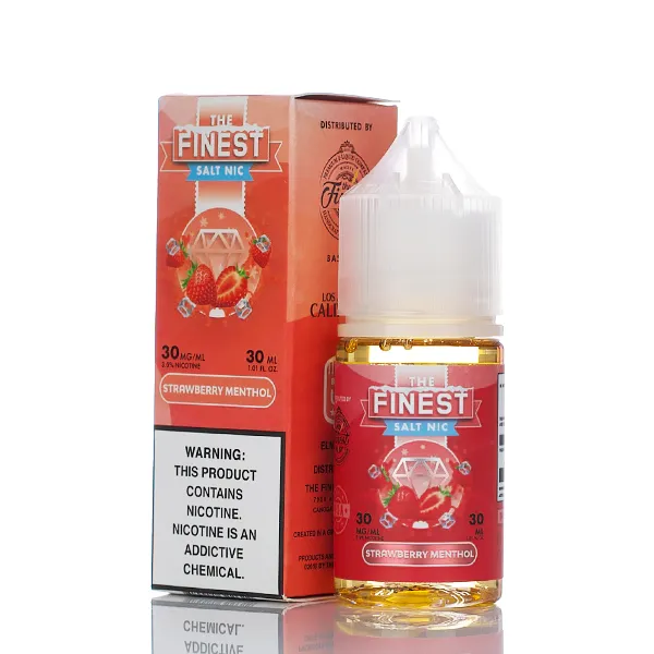 The Finest E-Liquid - Salt Nic Series - Strawberry Menthol - 30ml (DISCONTINUED)