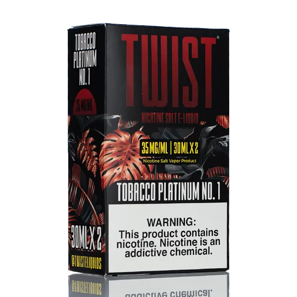 TWST Salt E Liquid - Tobacco Platinum No.1 - 60ml - Image 2