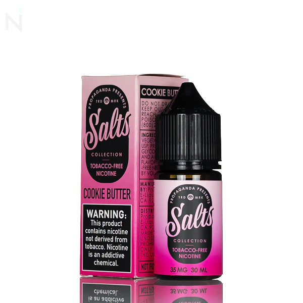 Vape Pink Salt By Propaganda E-Liquid - Cookie Butter - 30mL