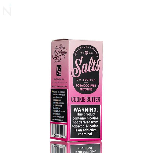 Vape Pink Salt By Propaganda E-Liquid - Cookie Butter - 30mL - Image 3