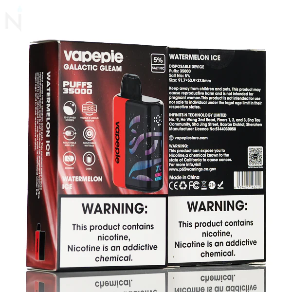 Vapepie Galactic Gleam 35K Puffs Disposable - 20mL - Image 3