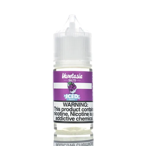 Vapetasia E-Juice Salts - ICED Grape - 30ml - Image 2
