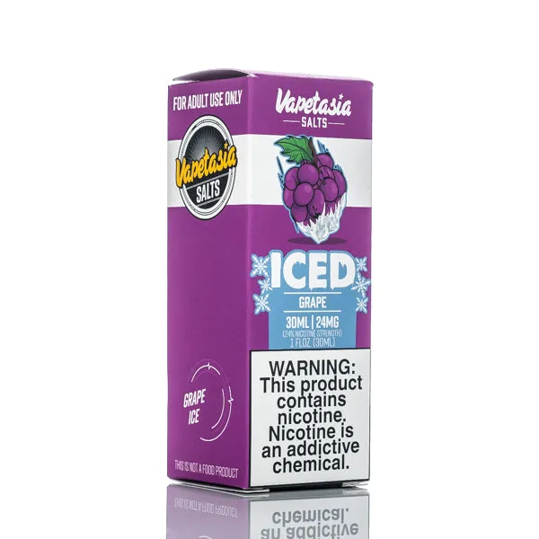 Vapetasia E-Juice Salts - ICED Grape - 30ml - Image 3