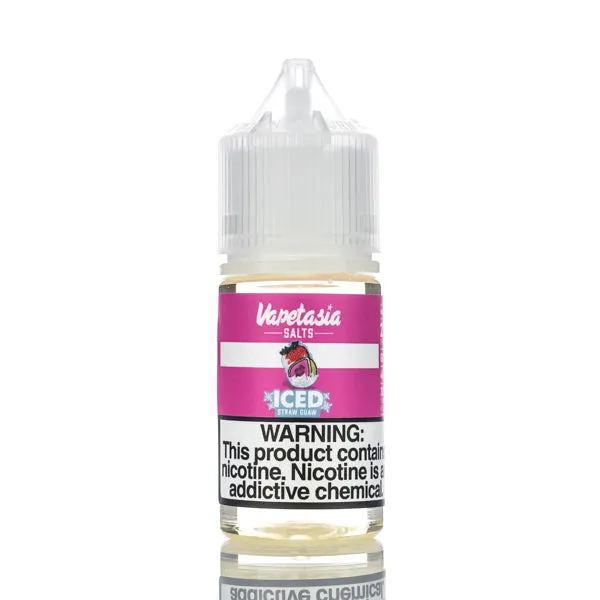 Vapetasia E-Juice Salts - ICED Straw Guaw - 30ml - Image 2