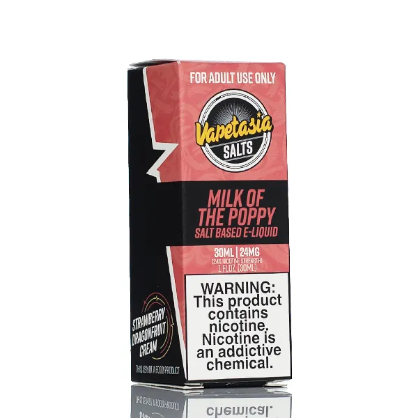 Vapetasia E-Juice Salts - Milk Of The Poppy - 30ml - Image 3