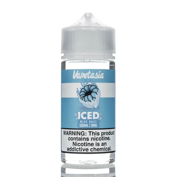 Vapetasia - ICED Blue Razz - 100ml - Image 2