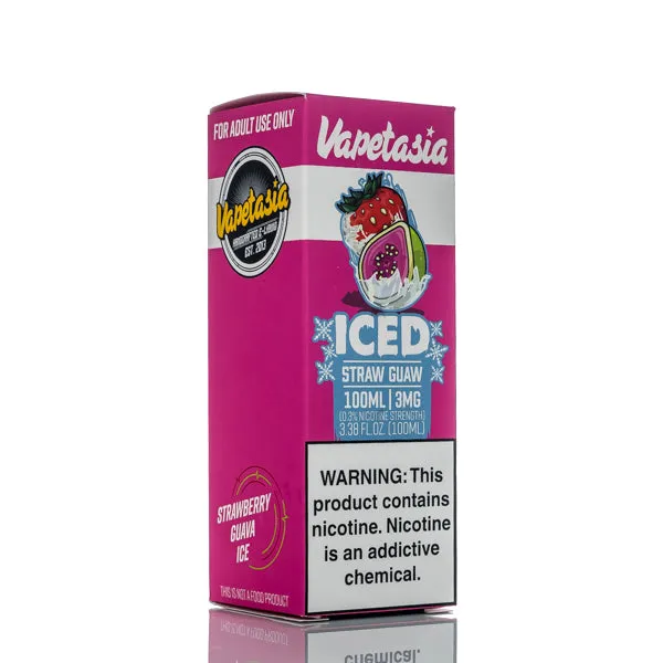 Vapetasia - ICED Straw Guaw - 100ml - Image 3