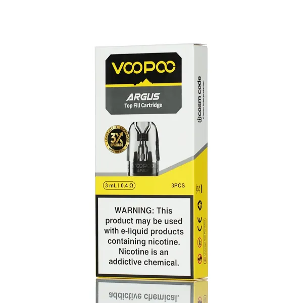 VooPoo Argus V2 Pod Replacement Pods - Pack of 3 - Image 4