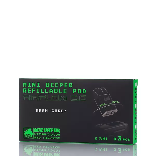 WIZVAPOR Mini Beeper 2.0 Replacement Pods (DISCONTINUED)
