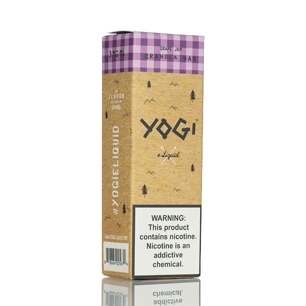 Yogi E-Liquid - Grape Jam Granola Bar - 60ml - Image 3