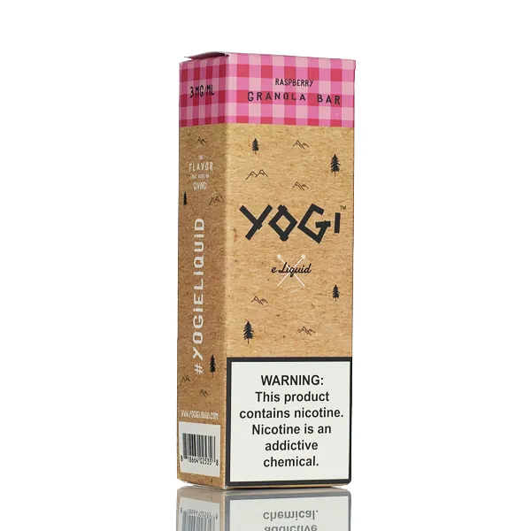 Yogi E-Liquid - Rasberry Granola Bar - 60ml - Image 3